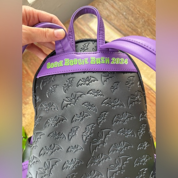 NWOT Disneyland Oogie Boogie Bash 2024 Loungefly Mini Backpack PARK EXCLUSIVE - Picture 8 of 12